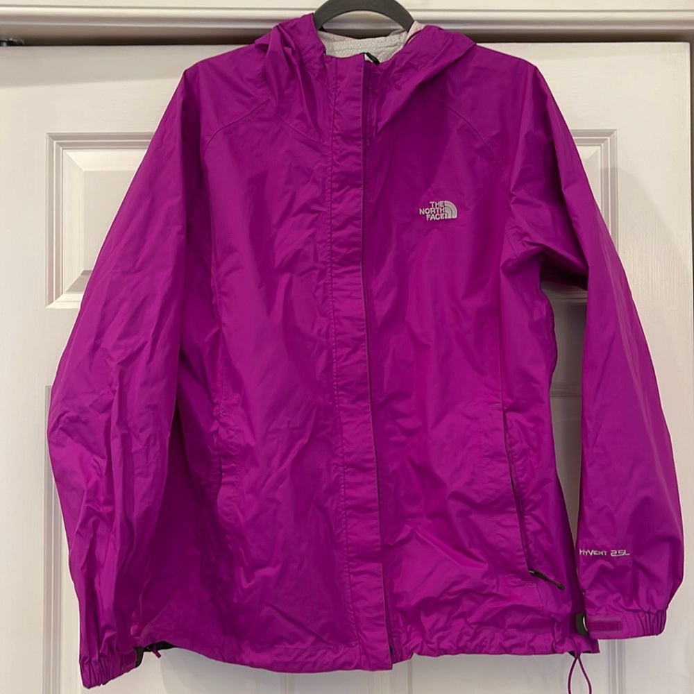 THE NORTH FACE women’s rain jacket/windbreaker, size XL, fucsia